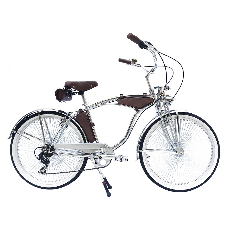 26" Classic Vintage Shimano 7 Speed Beach Cruiser Bike