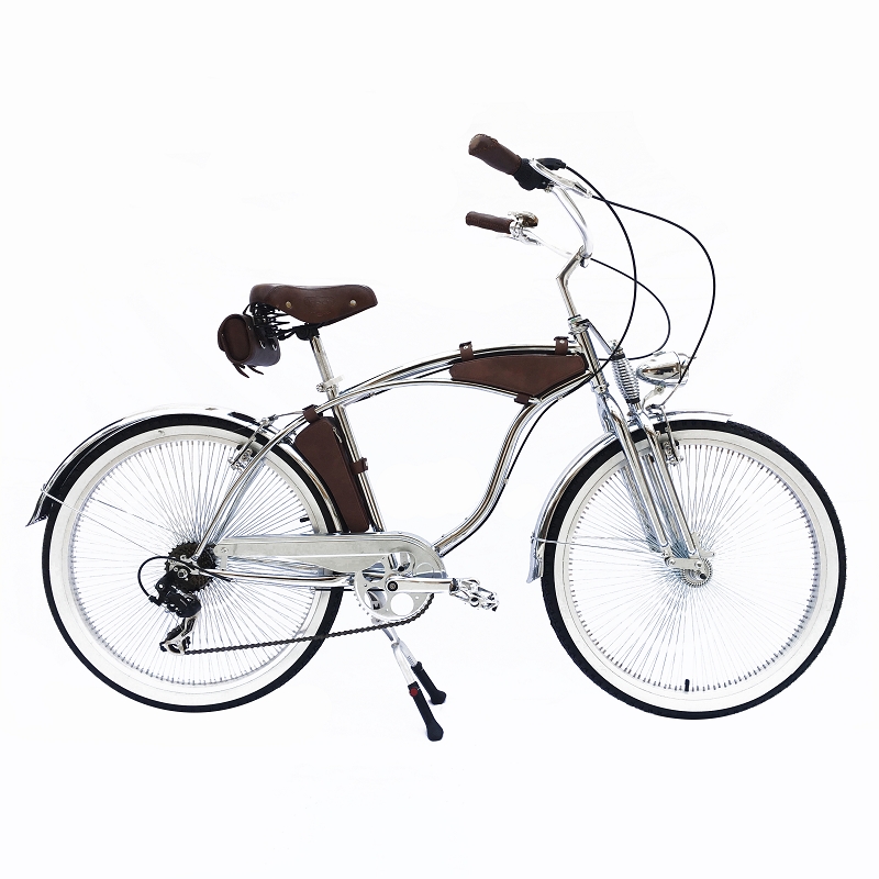 26" Classic Vintage Shimano 7 Speed Beach Cruiser Bike