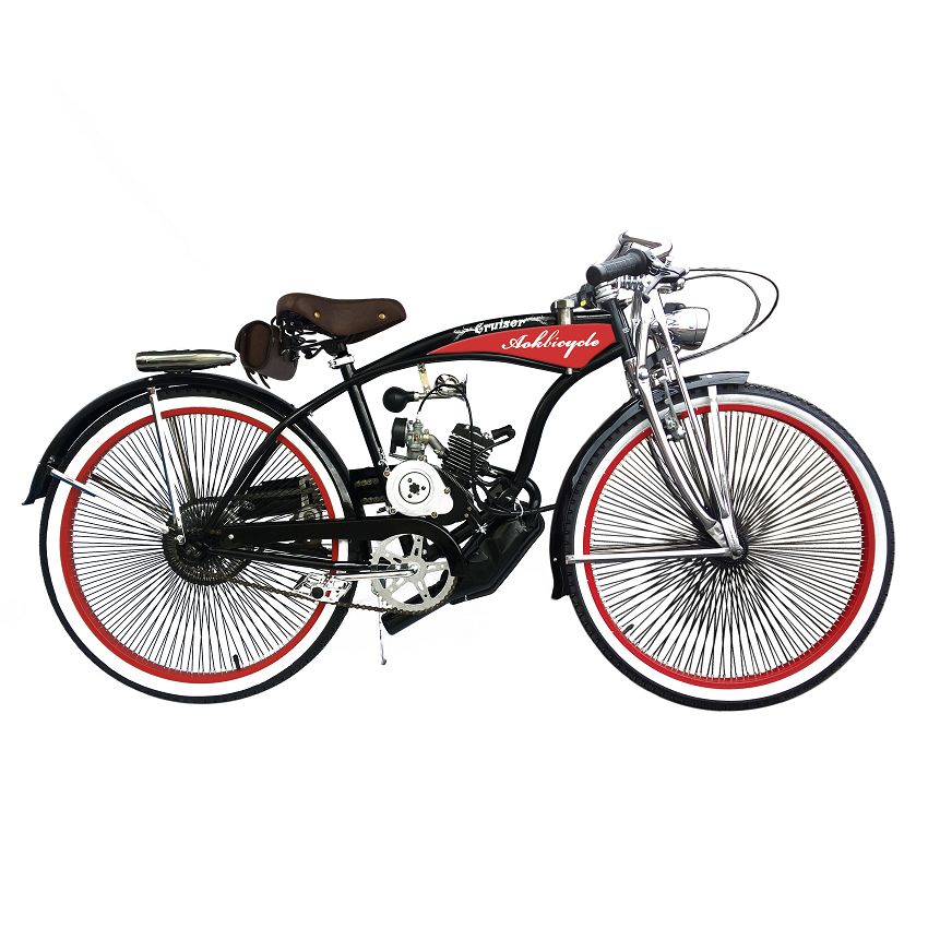 26 inch Classic beach cruiser motor gas bicycle