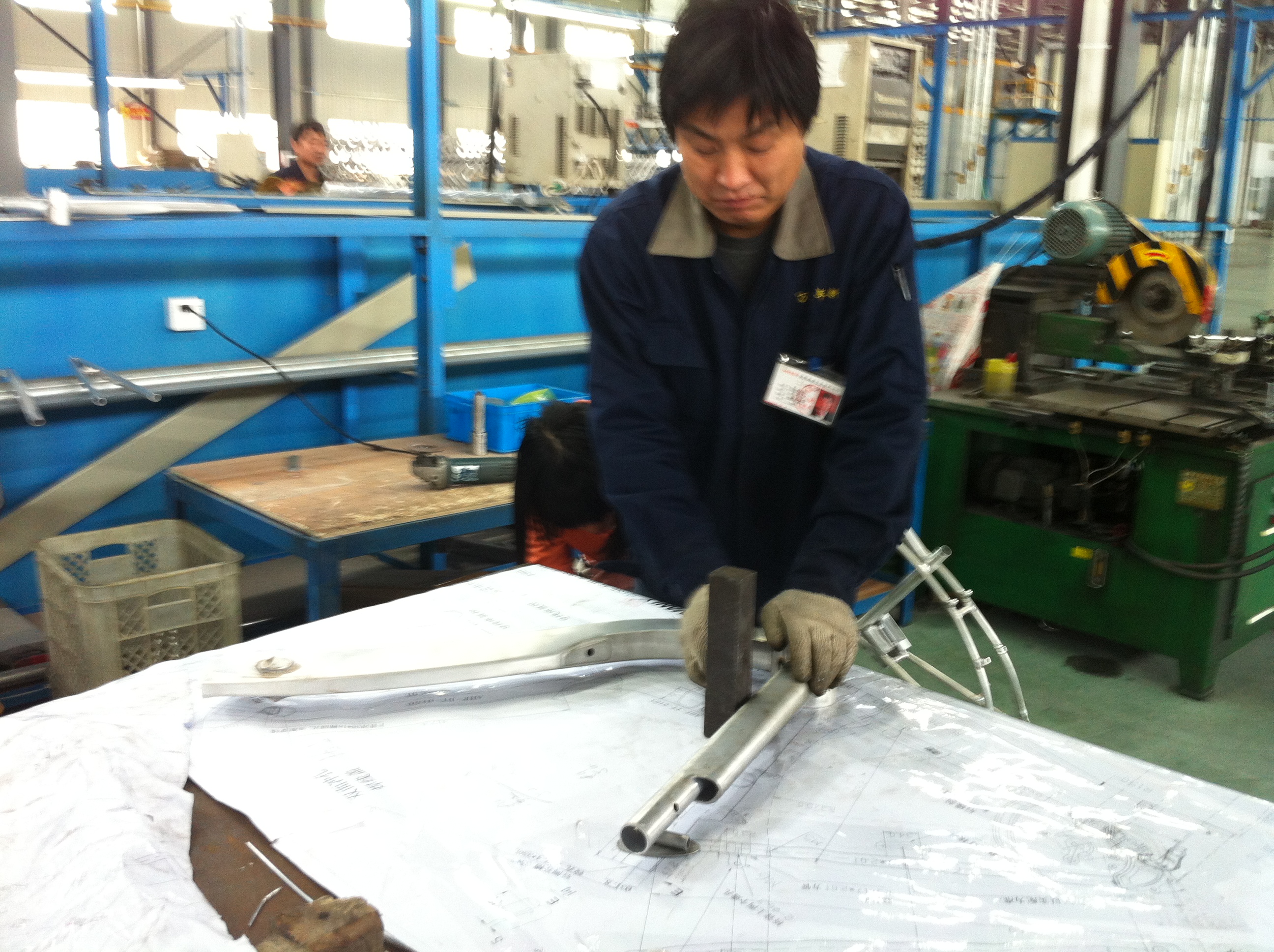 A-OK bike frame work shop